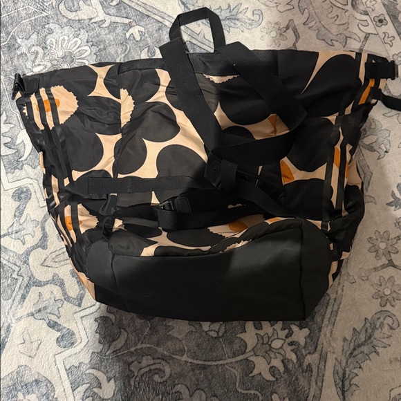 Adidas x Marimekko Unikko Floral Backpack Black/Orange/Pink - Picture 7 of 10